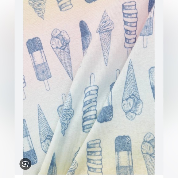 NWT Gap 100% Organic Cotton Ice Cream Graphic PJ Set - Picture 5 of 5